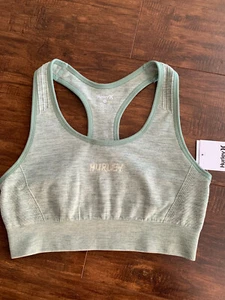 NWT NURLEY WOMANS SPORTS BRA  MEDIUMsz /LIGHT GREEN - Picture 1 of 4