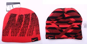 NIKE REVERSIBLE Knit Beanie Hat Winter hat YOUTH BOY'S SIZE 8/20 - Picture 1 of 1