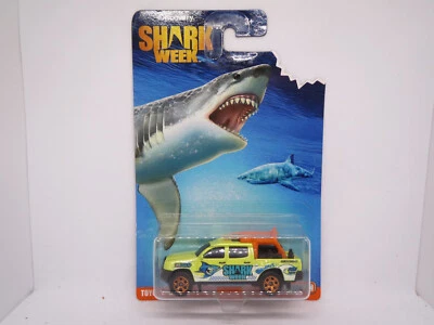 Matchbox 2016 Shark Week Toyota Tacoma  Discovery Channel MOC RARE HTF Superfast - Image 1 of 4