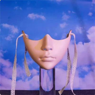 Механическая маска на половину лица маскарадная маска для женщин мужчин эстетическая маска новая - Изображение 1 из 4