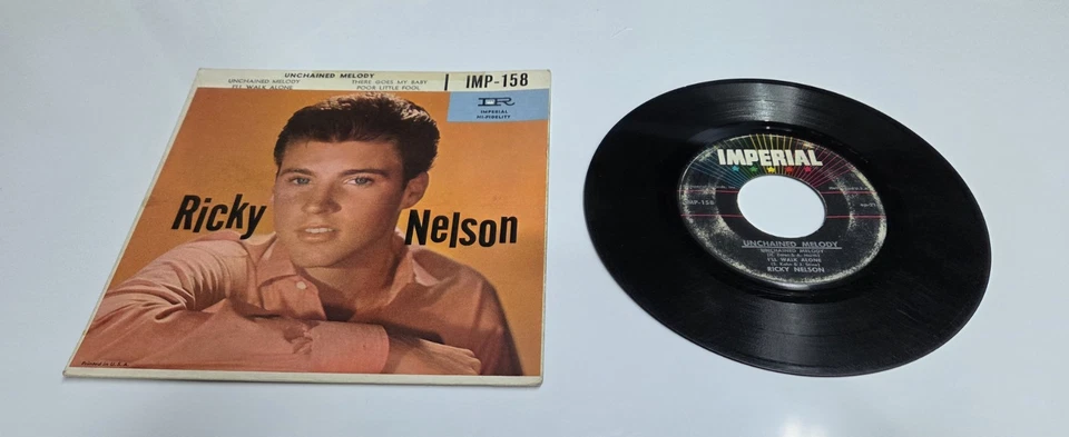 RICKY NELSON UNCHAINED MELODY EP IMP-158 VG Z3 - Image 1 of 2