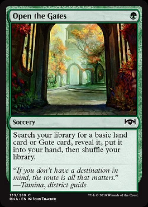 Open the Gates -Foil Light Play MTG Ravnica Allegiance - Image 1 of 1