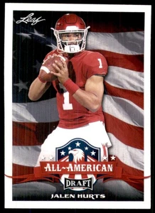 2020 Leaf Draft Jalen Hurts RC Oklahoma Sooners #75 - Picture 1 of 2