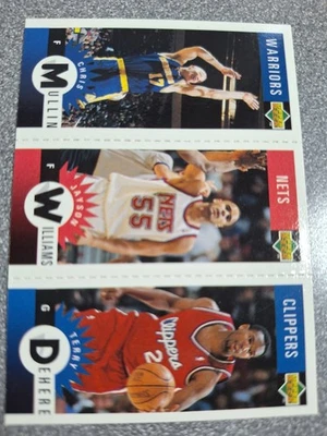 Baloncesto Upper Deck 1996 Dehere Mullin Williams #M38 U275 Foto 1 de 2
