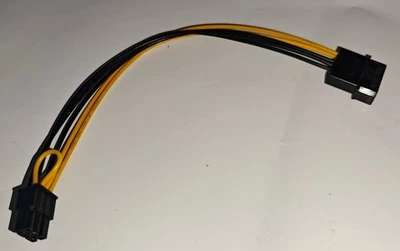 Adapter 4 Pin Molex auf PCIe 6-Pin – Neue Grafikkarte am alten Netzteil - Bild 1 von 3