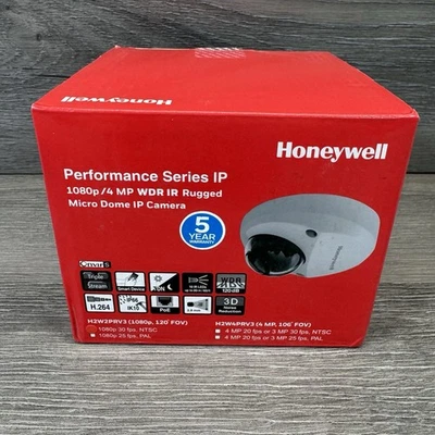 Honeywell H2W2PRV3 1080p/4 MP Micro Dome IP Camera (BRAND NEW, SEALED BOX) - Image 1 of 4