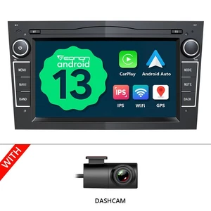 DVR+Android 13 Autoradio CarPlay GPS Navi WiFi RDS USB für Opel Zafira B Astra H - Bild 1 von 22