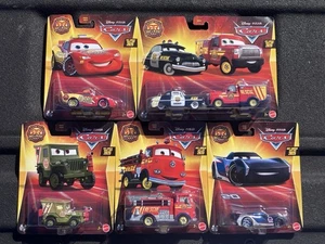 Lot of 6 - New 2025 Disney Pixar Cars Race & Rescue SARGE, LIGHTNING, JACKSON - Picture 1 of 1