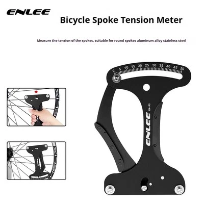 ENLEE Bike Spoke Tension Meter Aluminum Bicycle Wheel Tool Wire Tension Adjust