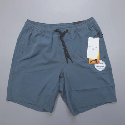 Kenneth Cole Tech Running Shorts Compression Liner Sunset Slate 4-Way Stretch Foto 1 de 4