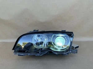 02-03 Conjunto de faros de xenón HID BMW E46 serie 3 2 puertas OEM, lado izquierdo del conductor - Imagen 1 de 12