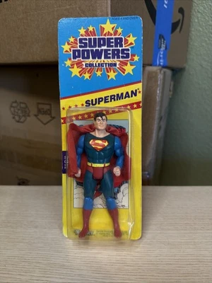 Superman DC Super Powers Collection Action Figure Kenner Canadian Slim Card 1986 - Image 1 of 4