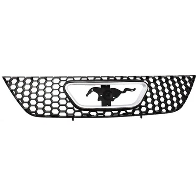 Grille For 99-2004 Ford Mustang Textured Black Plastic - Image 1 of 4