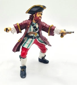Papo Pirate Figurine Red Barbarossa 2005 Action Figure Plastic Detailed 3.5" - Picture 1 of 5