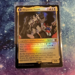 Megatron, Tyrant Megatron, Destructive Force (FOIL) x1 - MTG Transformers - Picture 1 of 2