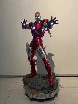 Pre-sale Iron Man MK7 Mark7 1/2 Scale full body portrait Statue Polystone - Image 1 of 4