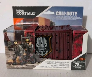 Mega Construx Bloks Call of Duty MERCENARY OUTPOST ARMORY - Caja abierta completa difícil de encontrar - Imagen 1 de 20