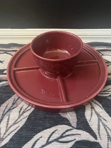 Longaberger Keramik gewebt Traditionen 3 Stück Set 8 in 1 Kuchenständer Entertainer - Bild 1 von 8