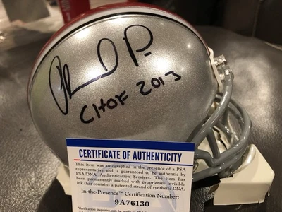 ORLANDO PACE Signed Autograph Autographed Ohio State OSU Mini Helmet PSA ITP - Image 1 of 2