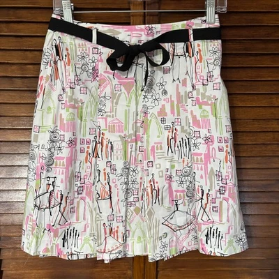 Falda plisada Grace Elements para mujer - Estampado gráfico colorido - Talla pequeña 4P Foto 1 de 4