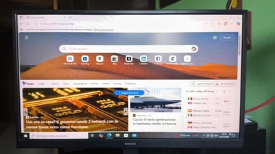Monitor PC - SAMSUNG-S24A336NHU - 24 FHD - Pannello VA-5 ms - 60 Hz - HDMI /VGA - Immagine 1 di 2
