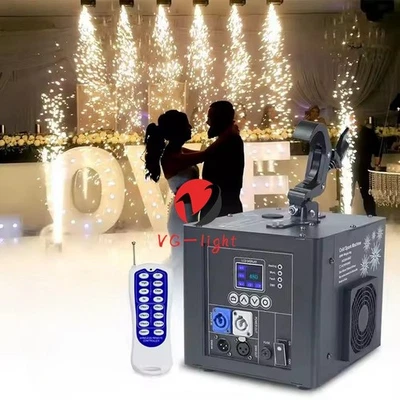 800W Waterfall Cold Spark Machine Hanging Stage Effect Firework Wedding DJ Party - Image 1 of 4
