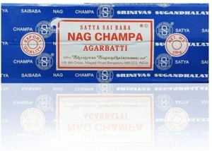 Nag Champa Incense Sticks 250 Grams Satya Baba Box Agarbatti Original NEW - Picture 1 of 5