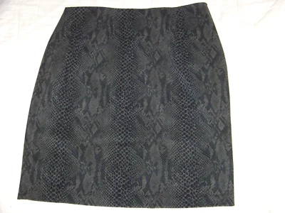 Falda Diseño Paul Harris Vintage - Talla 12 - Estampado Piel de Serpiente Foto 1 de 4