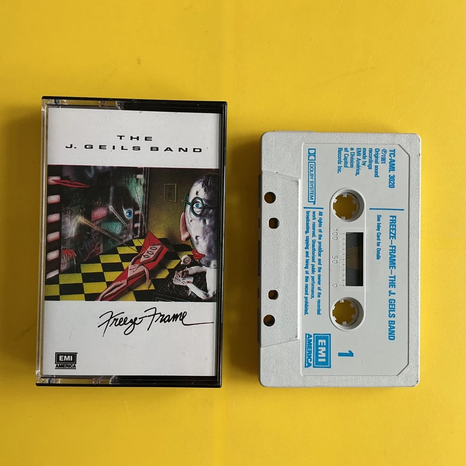 THE J GEILS BAND - FREEZE FRAME (UK CASSETTE TAPE) - Image 1 of 1
