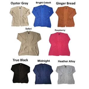 GAP Ladies Long Sleeve Open Soft Knit Cardigan, GP005840 - Picture 1 of 12