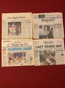 3 komplette Zeitungen der UCLA Bruins Basketball National Championship 1995 - Bild 1 von 7