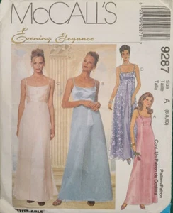 McCALLS EVENING ELEGANCE # 9287 PETITE-ABLE SIZE 6 8 10 - Picture 1 of 1