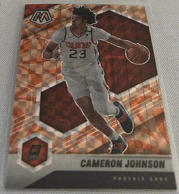 2020-21 Mosaic Basketball Cameron Johnson Phoenix Suns Reactive Orange #172 - Image 1 of 3