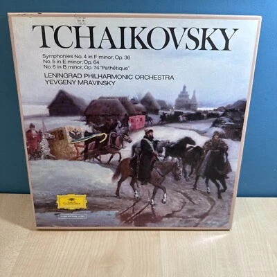 Tchaikovsky Symyhonies No. 4,5,6 - Leningrad Philharmonic Orchestra Box Set of 4 - Image 1 of 4