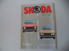 advertising Pubblicità 1980 SKODA 105 L/120 LS