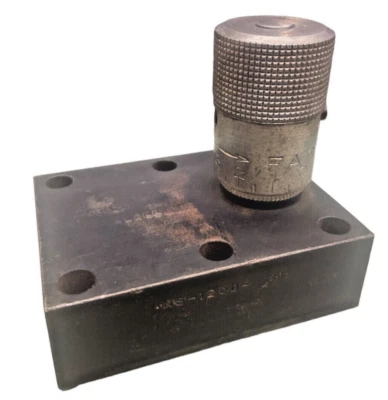 Parker NS1200S - Conexión de 3/4", montada en subplaca, válvula de aguja Foto 1 de 4