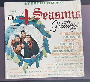 The 4 Seasons Greetings - Vinyl LP Record Vtg Christmas Songs - Frankie Valli - Imagen 1 de 12