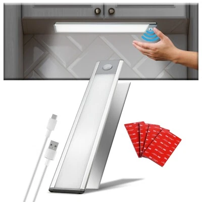 Barra led sottopensile ricaricabile lampada cucina con sensore luce regolabile - Immagine 1 di 4