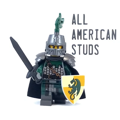 LEGO Castle Dragon Knight Minifigure Armor Kingdoms 7187 Scale Mail 7946 7189 - Image 1 of 4