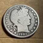 1902 P Barber Silver Half Dollar Constitutional Silver Coin Collection See Other