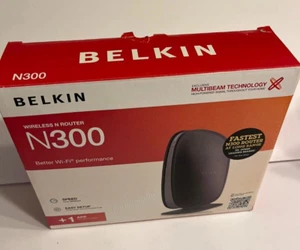 Router inalámbrico N BELKIN N300 NUEVO EN CAJA ABIERTA F9K1002 ver. 104A - Imagen 1 de 3