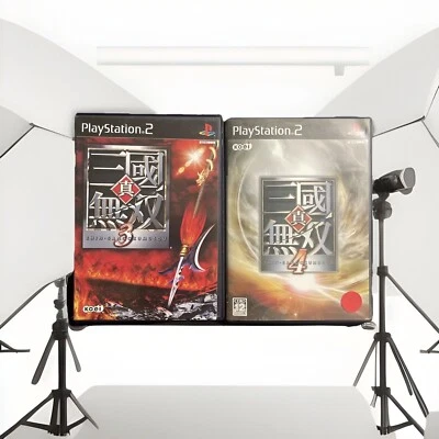 Dynasty Warriors 3 & 4 PlayStation 2  Ps2 Video Games Japanese Version - Image 1 of 4