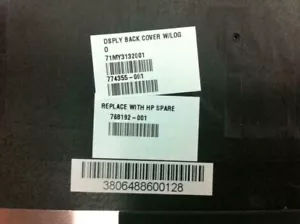 HP Probook 430-G2 Display Back Cover With Antennas - 768192-001 - Picture 1 of 3