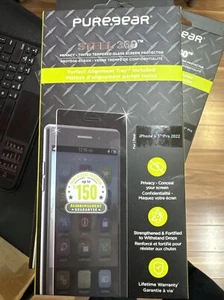 PureGear Steel 360 Privacy Tinted Tempered Glass for iPhone 14 Pro - Photo 1 sur 1
