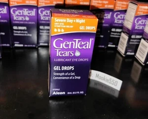 EXP 03/2025+! 5 Lot GenTeal Tears LIQUID EYE GEL DROPS 8mL (0.3 fl oz) *READ!* - Picture 1 of 9