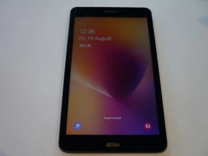 SAMSUNG GALAXY TAB A 2017 (SM-T380) BLACK 16GB 8" WIFI WITH SLIGHT FAULT ! - Picture 1 of 12