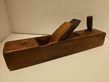 Antique Wooden Wood Block Plane  16” Primitive  Sandusky Tool Co. Ohio