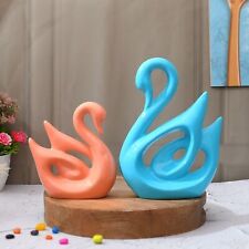 "Graceful Serenity: Handcrafted Swan Showpiece for Elegant Home Decor"