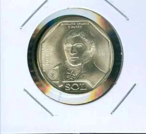 MONEDA PERÚ 2021 1 SOL "PAVON" BU SIN CIRCULAR #b - Imagen 1 de 2