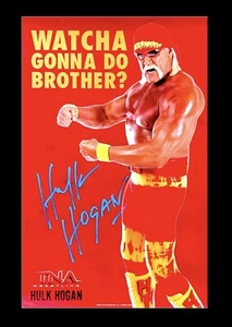 TNA WWE HULK HOGAN SIGNED 11X17 PHOTO FROM 2010 WITH HOGANS BEACH SHOP COA 2 - Picture 1 of 2